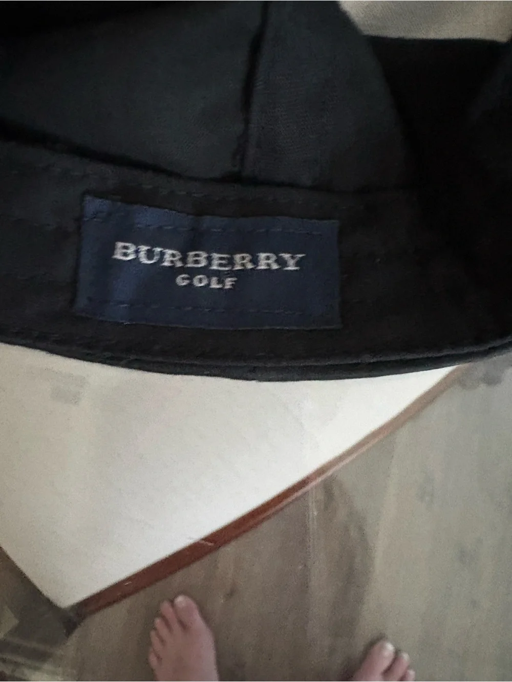 🖤🖤BURBERRY BLACK & NOVA CHECK TRIMMED GOLF CAP!🖤🖤